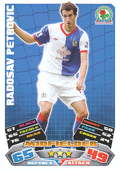 Radosav Petrovic Blackburn Rovers 2011/12 Topps Match Attax #46